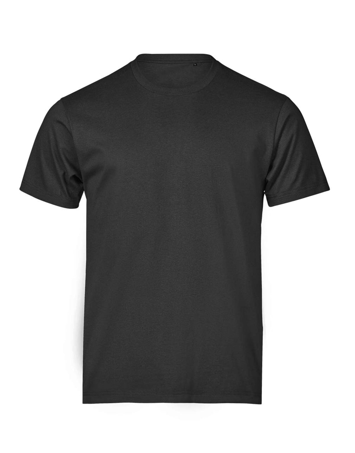 Tee Jays Unlabelled T-Shirt in Black, front view