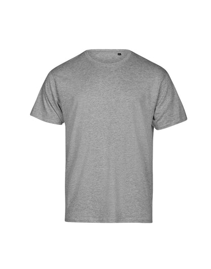 Tee Jays Unlabelled T-Shirt in Heather Grey, front view