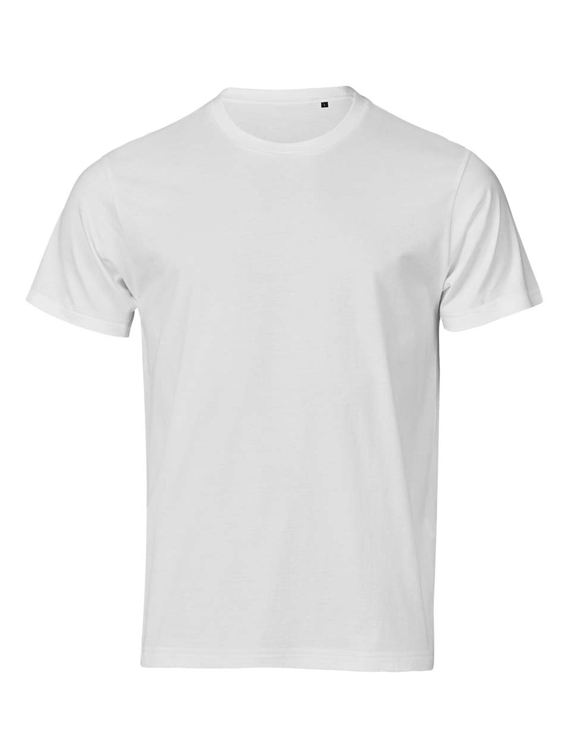 Tee Jays Unlabelled T-Shirt in White, front view
