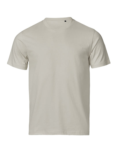 Tee Jays Unlabelled Luxury T-Shirt in Cement, front view