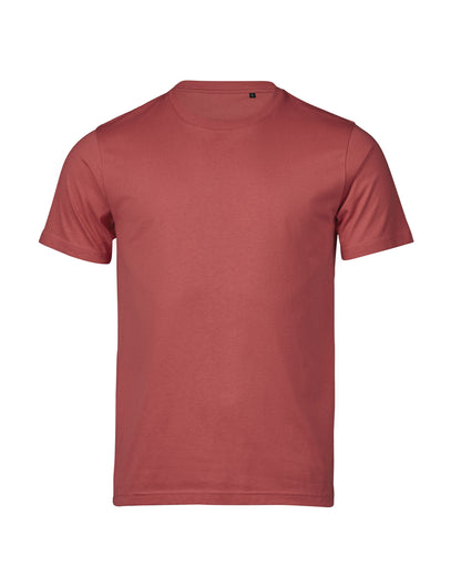 Tee Jays Unlabelled Luxury T-Shirt in Cranberry, front view