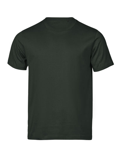 Tee Jays Unlabelled Luxury T-Shirt in Dark Green, front view