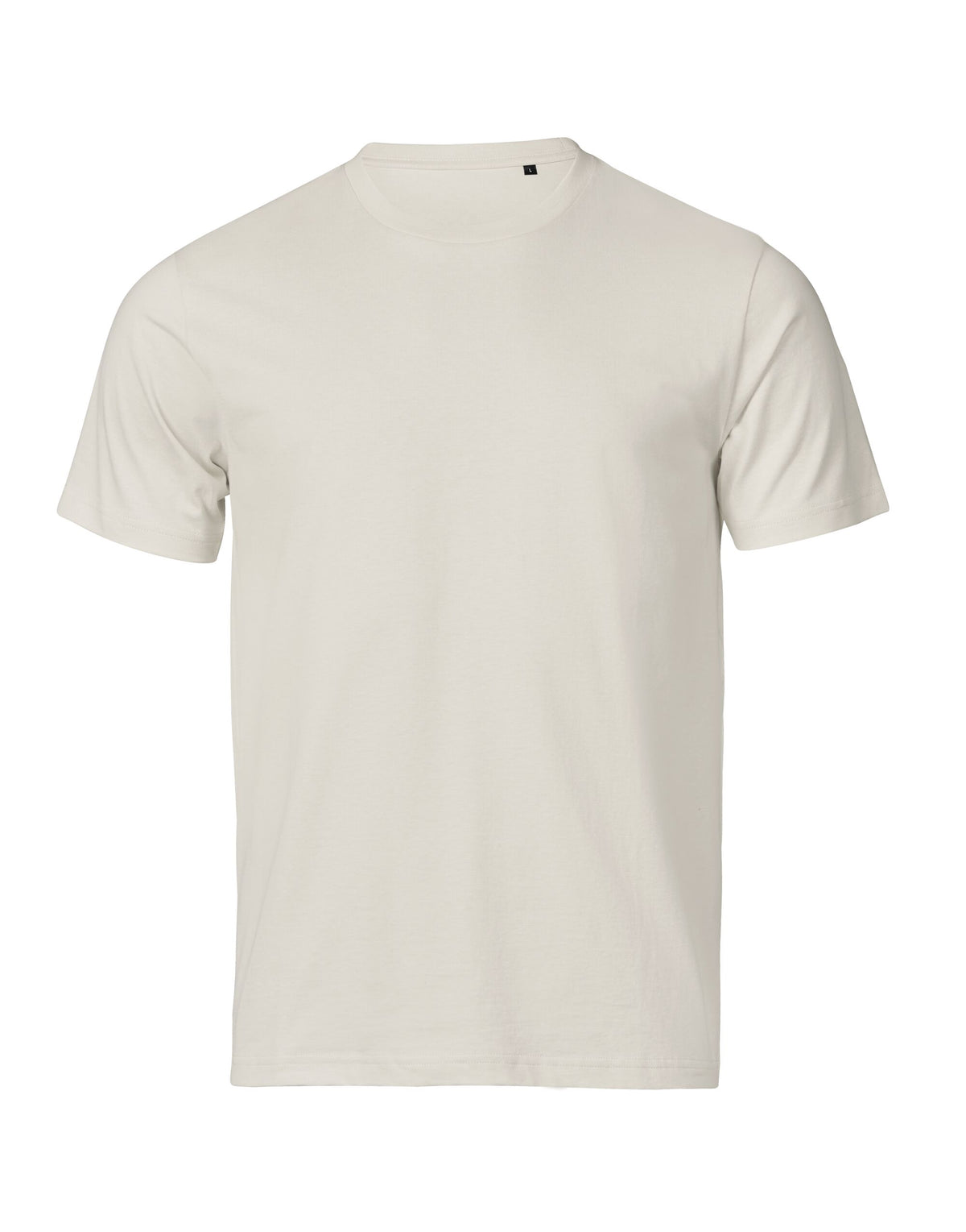 Tee Jays Unlabelled Luxury T-Shirt in Ecru, front view