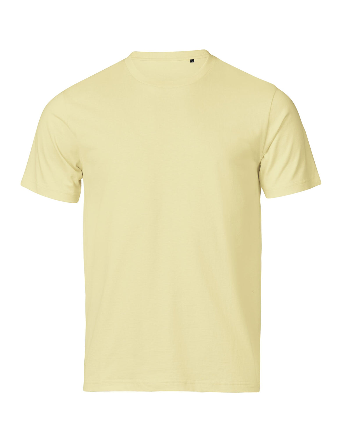 Tee Jays Unlabelled Luxury T-Shirt in Sunshine, front view