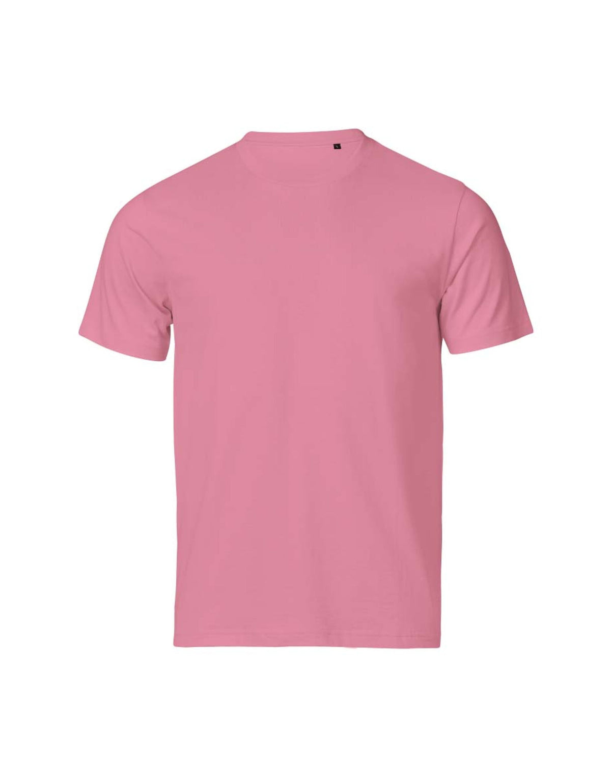Tee Jays Unlabelled Luxury T-Shirt in Bubblegum, front view