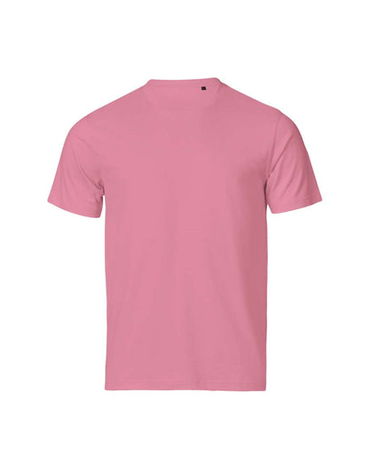 Tee Jays Unlabelled Luxury T-Shirt in Bubblegum, front view