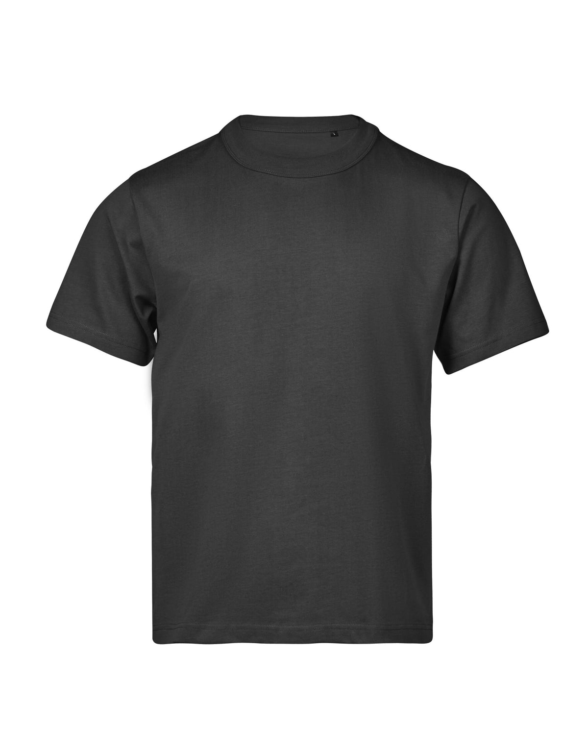 Tee Jays Unlabelled Loose Fit T-Shirt in Black, front view