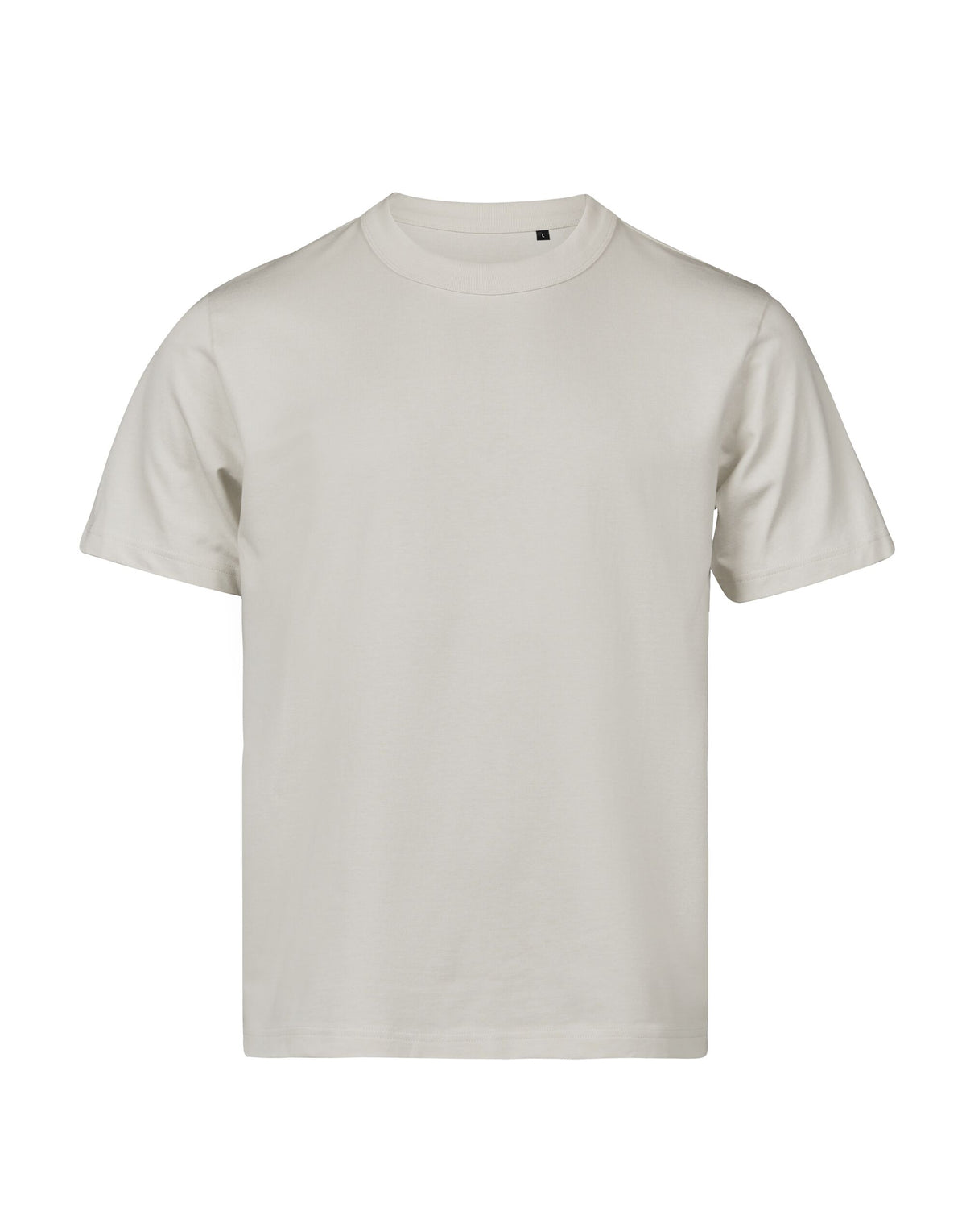 Tee Jays Unlabelled Loose Fit T-Shirt in Cement, front view