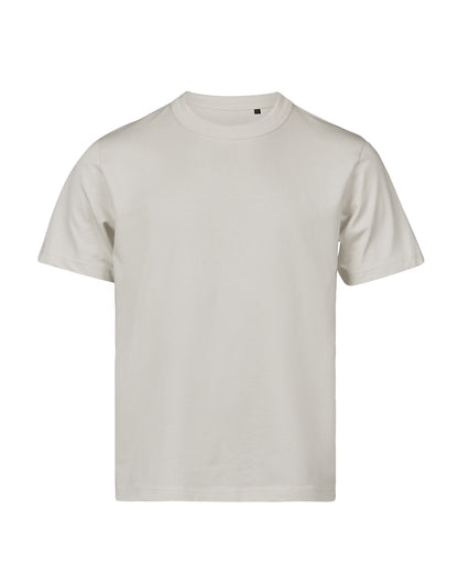 Tee Jays Unlabelled Loose Fit T-Shirt in Cement, front view