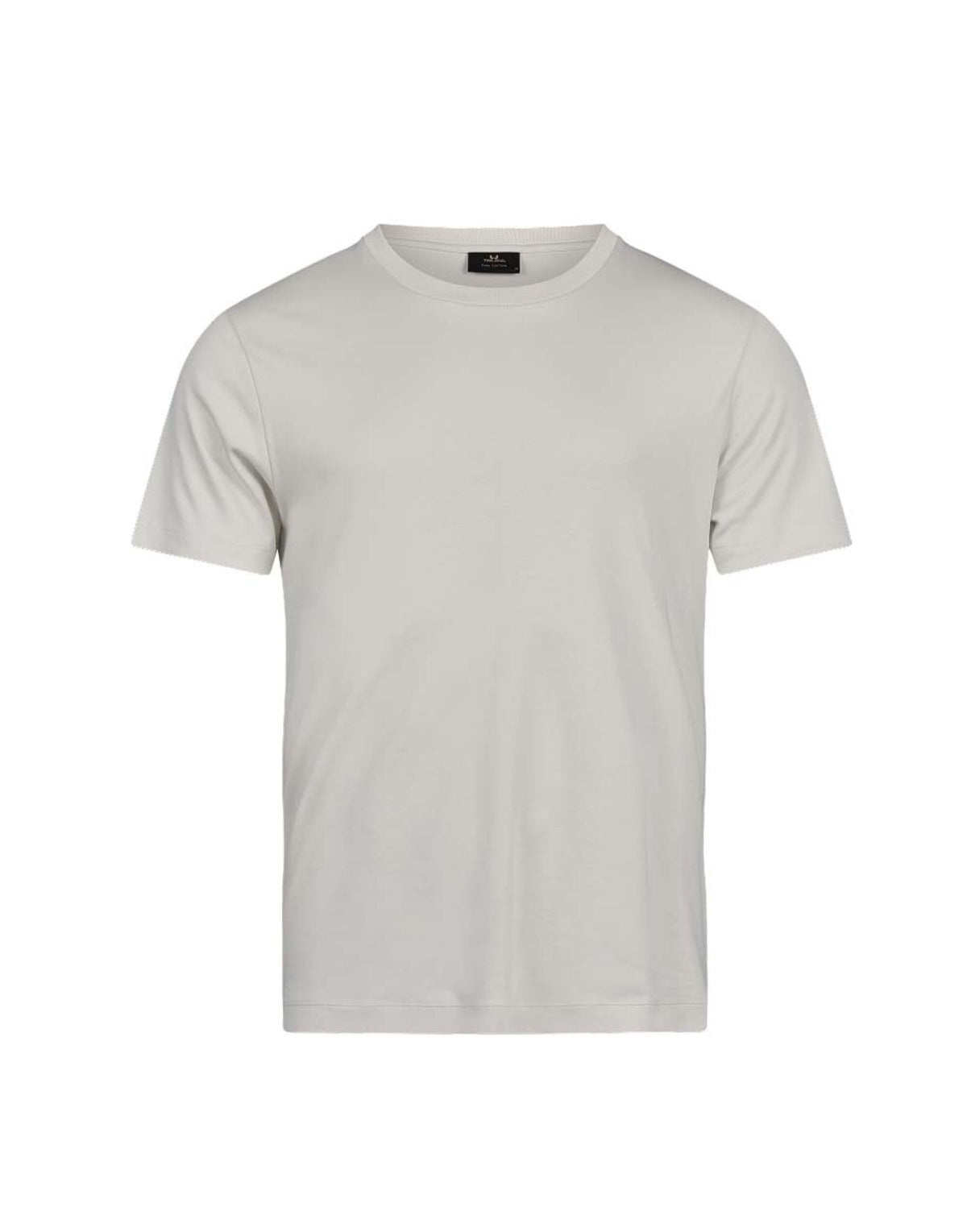 Tee Jays Men’s Pima Cotton T-Shirt in Cement, front view
