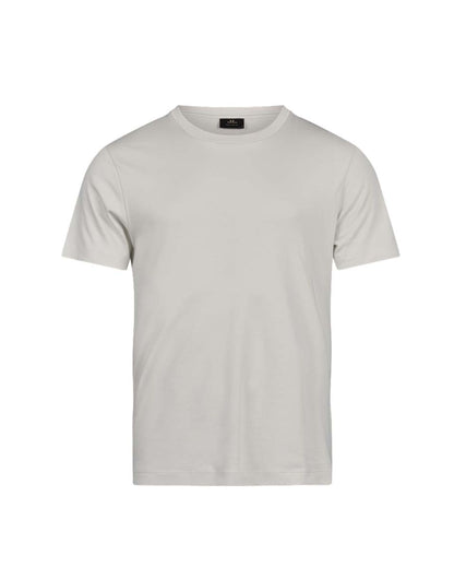Tee Jays Men’s Pima Cotton T-Shirt in Cement, front view