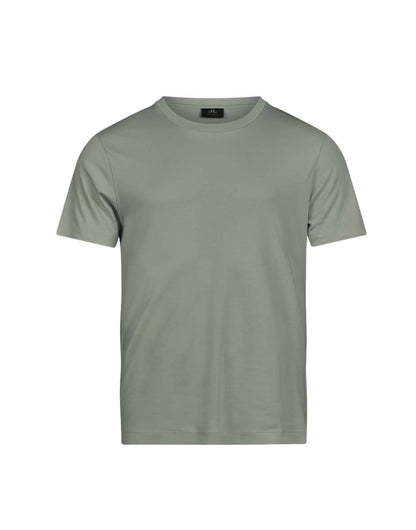 Tee Jays Men’s Pima Cotton T-Shirt in Sage, front view