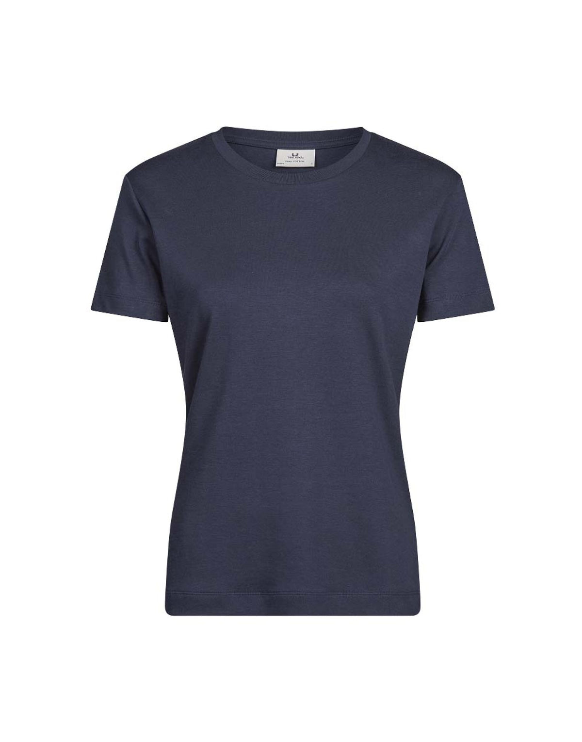 Tee Jays Ladies Pima Cotton T-Shirt in Navy, front view
