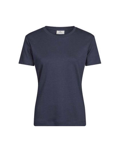 Tee Jays Ladies Pima Cotton T-Shirt in Navy, front view