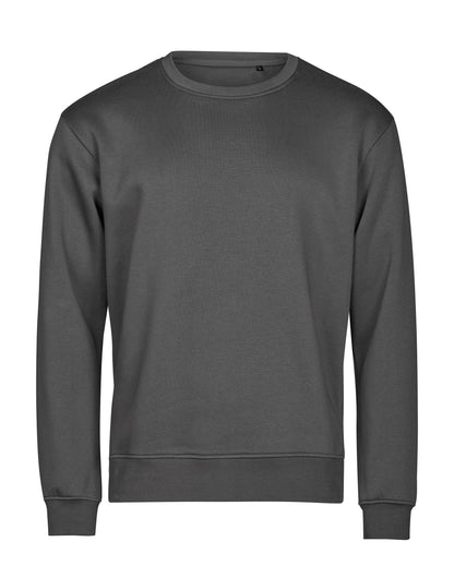 Tee Jays Unlabelled Sweatshirt in Dark Grey, front view