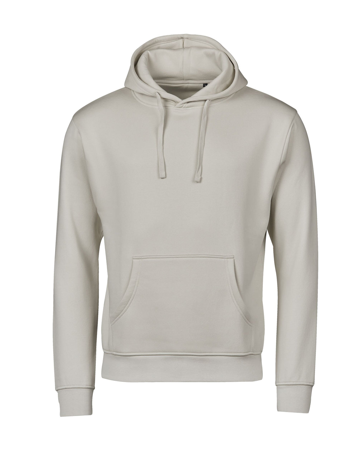 Tee Jays Unlabelled Hooded Sweatshirt Hoodie in Cement, front view