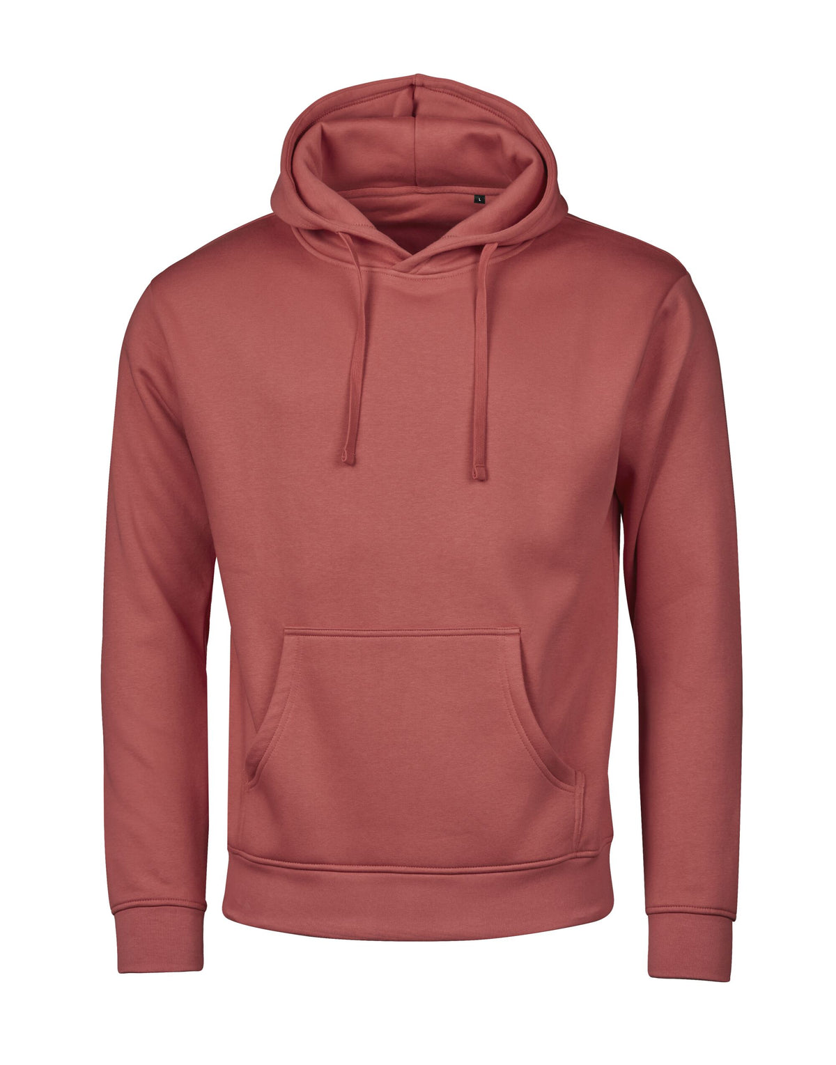 Tee Jays Unlabelled Hooded Sweatshirt Hoodie in Cranberry, front view