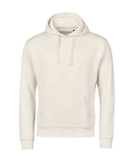 Tee Jays Unlabelled Hooded Sweatshirt Hoodie in Ecru, front view