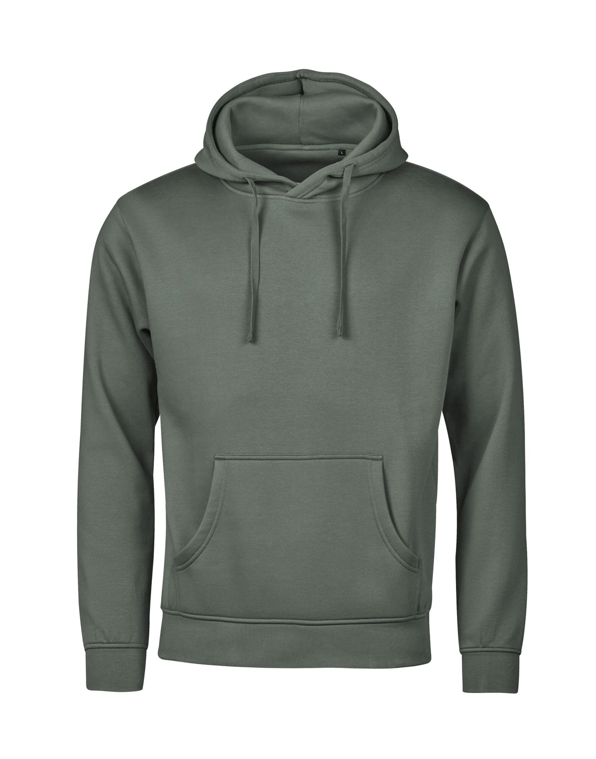 Tee Jays Unlabelled Hooded Sweatshirt Hoodie in Leaf Green, front view