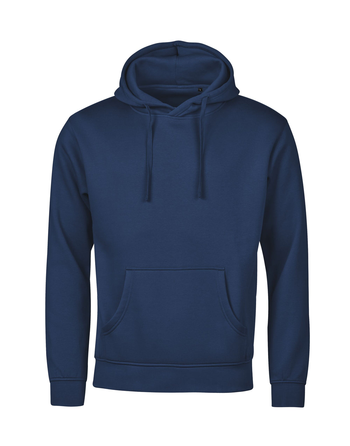 Tee Jays Unlabelled Hooded Sweatshirt Hoodie in Navy, front view