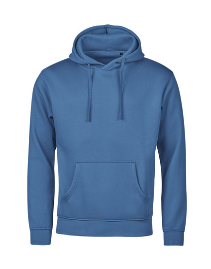 Tee Jays Unlabelled Hooded Sweatshirt Hoodie in Ocean Blue, front view