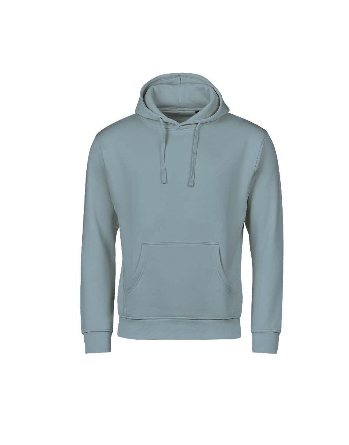 Tee Jays Unlabelled Hooded Sweatshirt Hoodie in Misty Blue, front view
