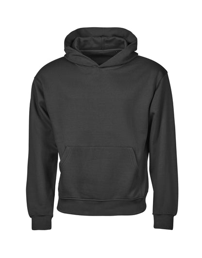 Tee Jays Unlabelled Heavy Loose Fit Hoodie in Black