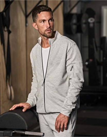 Tee Jays Men's Athletic Full Zip Sweatshirt | Zip-Up Jumper | 3 Colours | XS-3XL