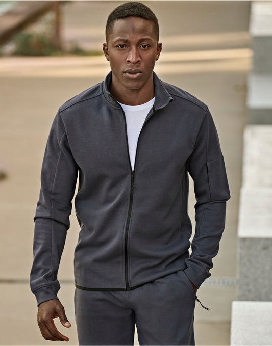 Tee Jays Men's Athletic Full Zip Sweatshirt | Zip-Up Jumper | 3 Colours | XS-3XL