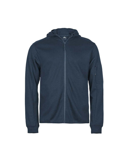 Tee Jays Men's Athletic Full Zip Sweatshirt Hoodie | Hooded Top | 3 Colours | XS-3XL