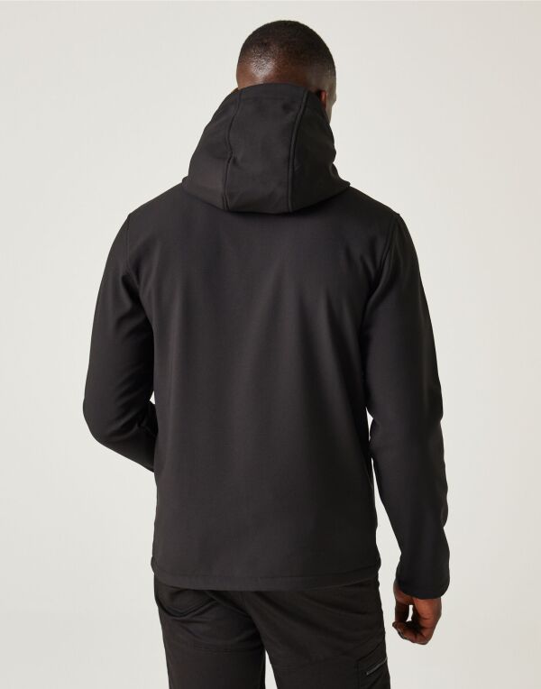 Regatta Navigate Mens 2-Layer Hood Softshell Jacket | Showerproof | 7 Colours | S-3XL - Summer Jacket - Logo Free Clothing