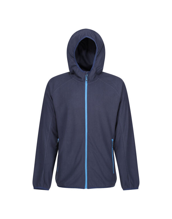 Regatta Navigate Full Zip Mens Fleece | Lightweight | Hooded | Stretch | 7 Colours | S-3XL - Fleece - Logo Free Clothing