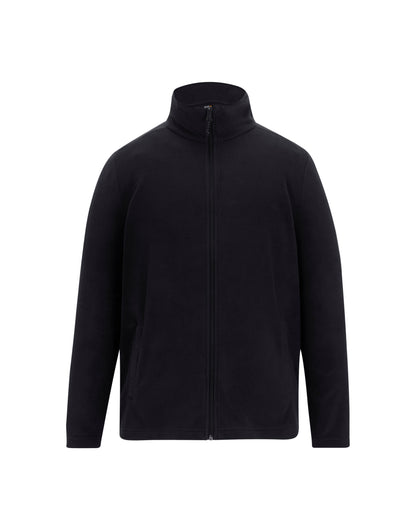 Regatta Pro Men’s Ultra Light Fleece Jacket in Black, front view