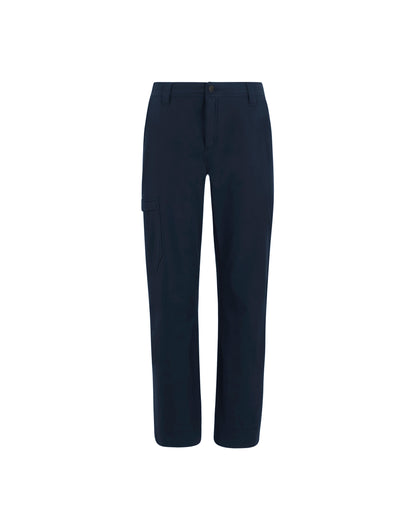 Regatta Pro Ladies Action Stretch Trousers Shorter Fit in Navy, front view