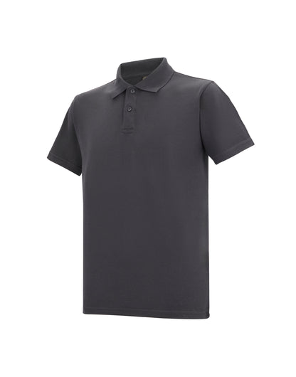 Regatta Pro Men’s 50/50 Pique Polo Shirt in Solid Grey, front view