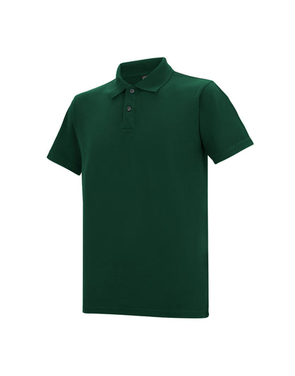 Regatta Pro Men’s 50/50 Pique Polo Shirt in Bottle Green, front view