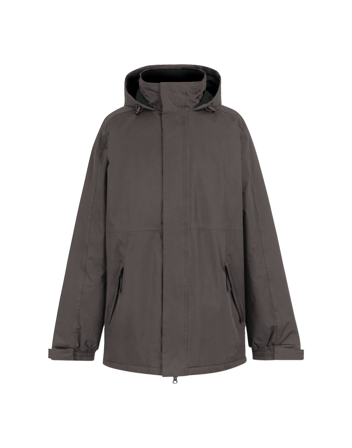 Regatta Dover Men's Parka in Seal Grey, front view