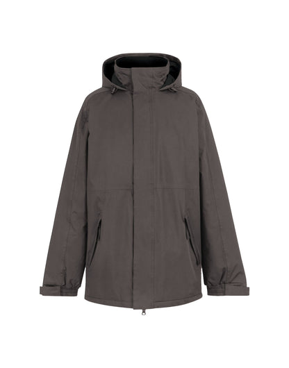 Regatta Dover Men's Parka in Seal Grey, front view