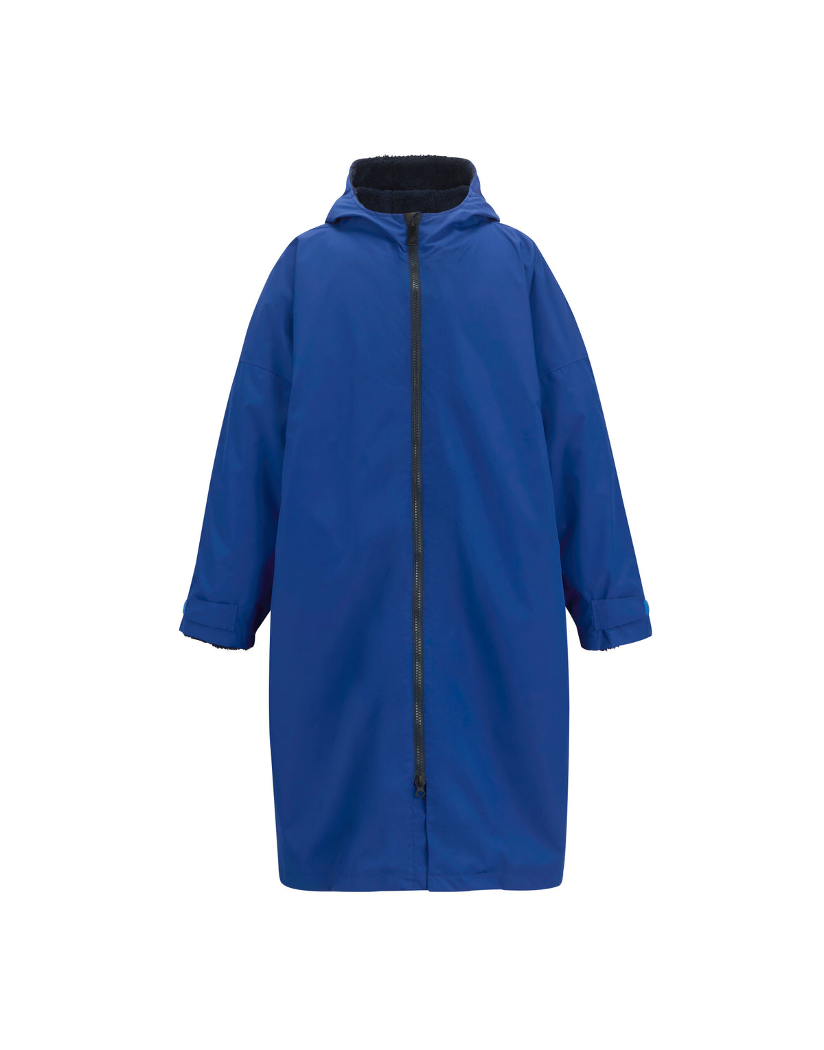 Regatta Pro Changing Dryrobe Jacket in New Royal and Navy, front view