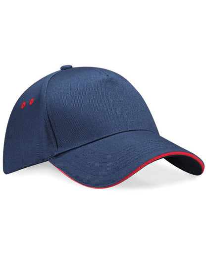 Beechfield Ultimate Sandwich Peak Cap | Unisex | Cotton Drill | 14 Colours | One Size