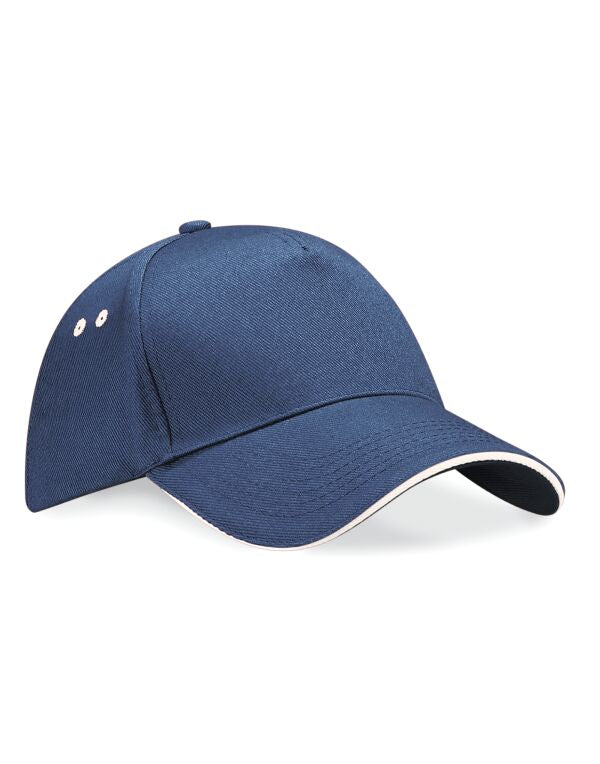 Beechfield Ultimate Sandwich Peak Cap | Unisex | Cotton Drill | 14 Colours | One Size