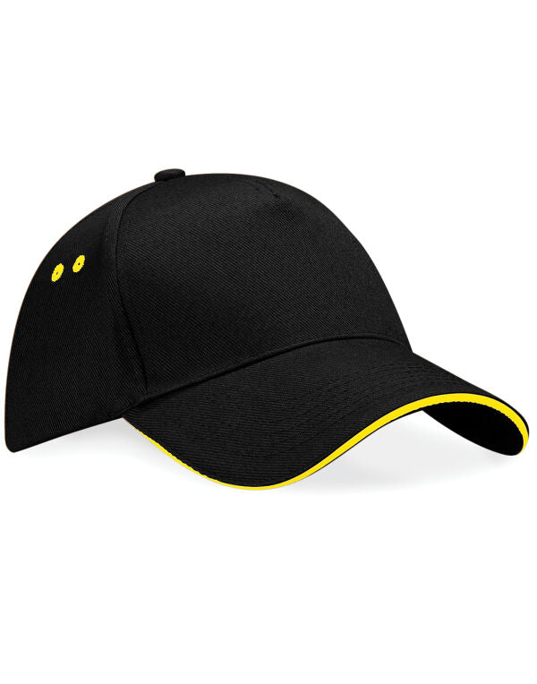 Beechfield Ultimate Sandwich Peak Cap | Unisex | Cotton Drill | 14 Colours | One Size