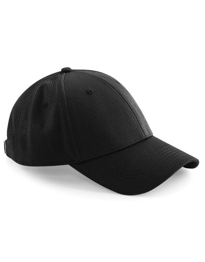 Beechfield Air Mesh 6 Panel Cap | Unisex | Pre-Curved Peak | 3 Colours | One Size