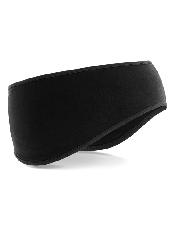 Beechfield Softshell Sports Tech Headband | Unisex | Breathable | Black or Grey | One Size