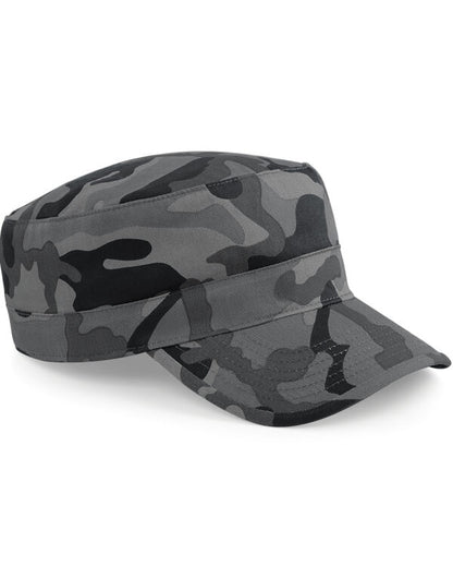 Beechfield Camo Army Cap | Unisex | Velcro Adjustment | Cotton | 7 Colours | One Size