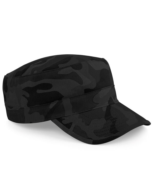 Beechfield Camo Army Cap | Unisex | Velcro Adjustment | Cotton | 7 Colours | One Size