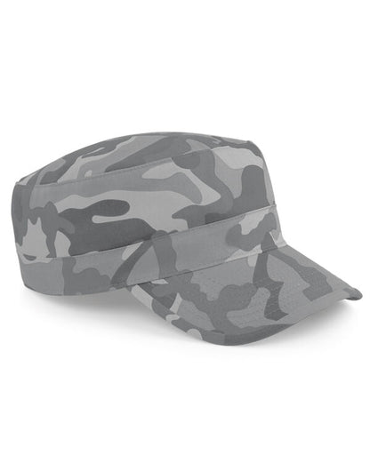 Beechfield Camo Army Cap | Unisex | Velcro Adjustment | Cotton | 7 Colours | One Size