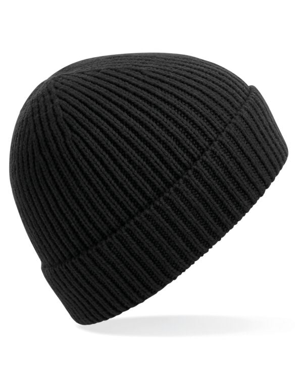 Beechfield Engineered Knit Ribbed Beanie | Unisex | Cuffed | 14 Colours | One Size