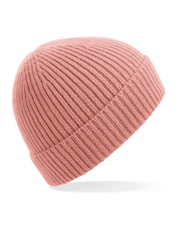 Beechfield Engineered Knit Ribbed Beanie | Unisex | Cuffed | 14 Colours | One Size