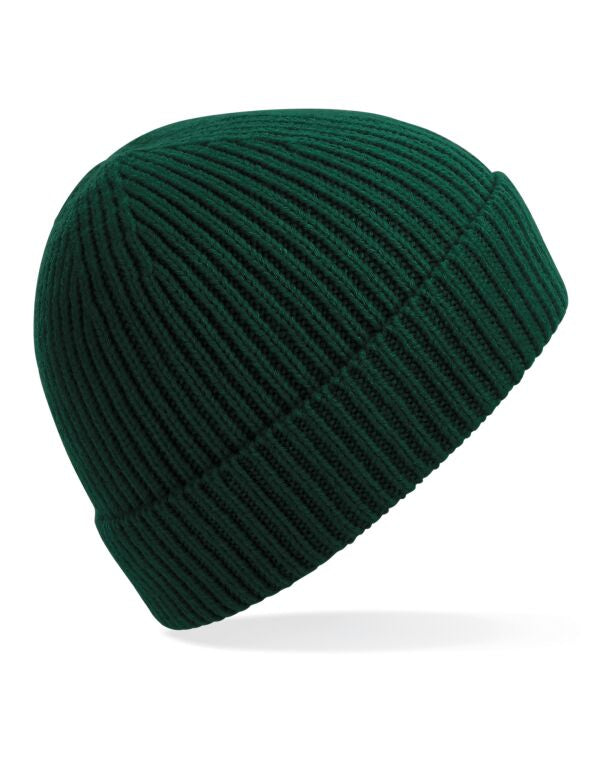 Beechfield Engineered Knit Ribbed Beanie | Unisex | Cuffed | 14 Colours | One Size